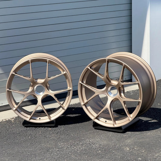 BBS FI-R Evo 20x9.5 +44, 21x12 +45 CL Citrine Gold (SET)