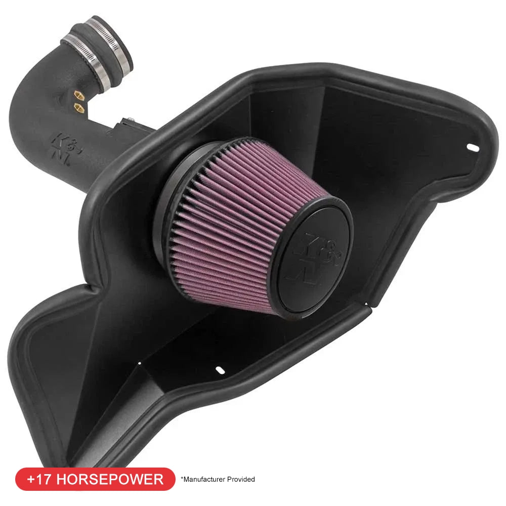 K&N 2015 Ford Mustang GT 5.0L V8 F/I Performance Intake Kit | Ford Mustang (15) (63-2590)