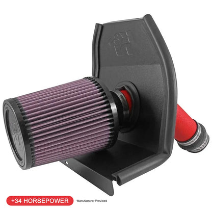 K&N 2015-2021 Subaru WRX-STI 2.5L H4 Red Typhoon Short Ram Intake | Subaru WRX (14-21) (69-8007TWR)