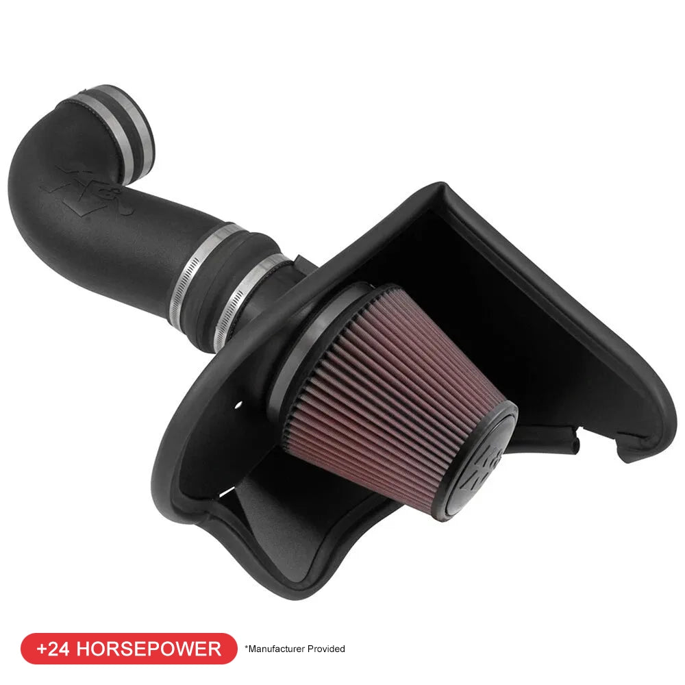 K&N 2016 Chevy Camaro SS V8-6.2L AirCharger Performance Intake | Chevrolet Camaro (16) (63-3092)