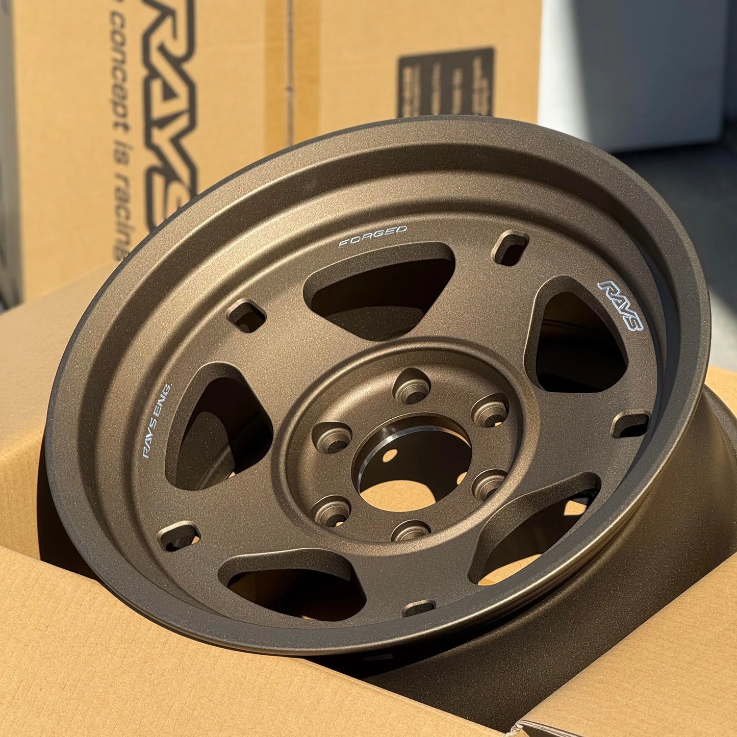 Rays Offroad 05X 17x8.5 -10 6x135 Matte Gunbronze (SET)