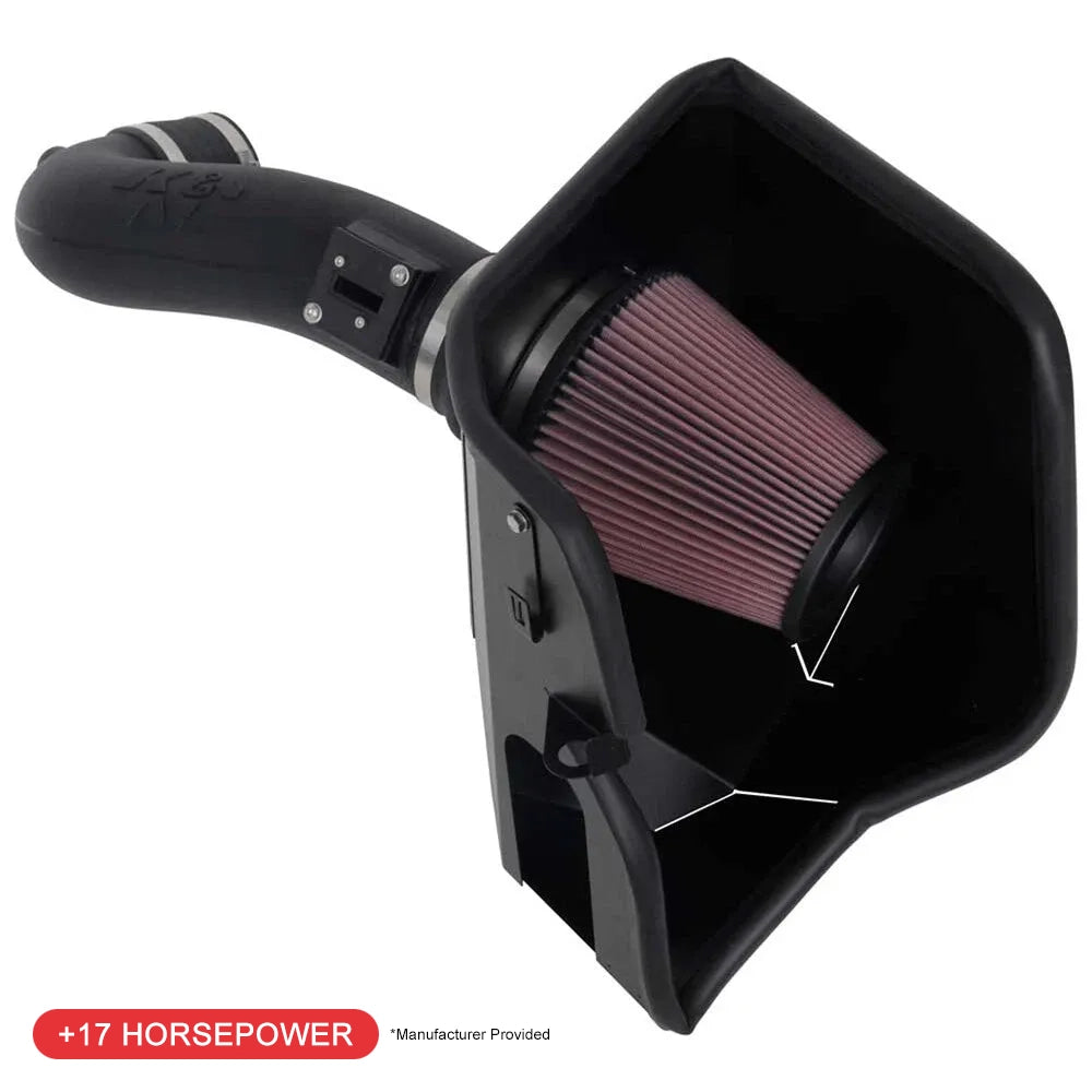 K&N 2019+ Chevrolet 1500 5.3L / 6.2L V8 F/I AirCharger Performance Intake System | Chevrolet 1500 (19+)