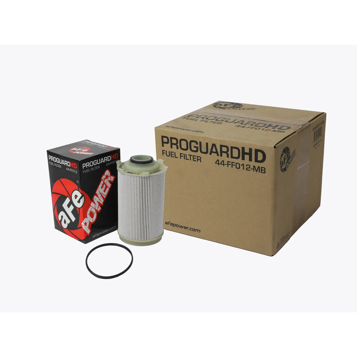 aFe Pro GUARD D2 Fuel Filter (4 Pack) | Dodge RAM Diesel Trucks L6 6.7L (07.5-09) (44-FF012-MB)