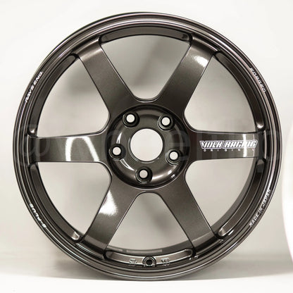 Volk Racing TE37 Saga S-Plus 18x9.5 +45 5x120 Diamond Black (SET)