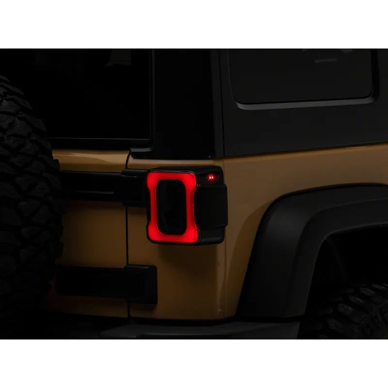 Raxiom 07-18 Jeep Wrangler JK Axial LED Tail Lights | Blk Housing (J183262)