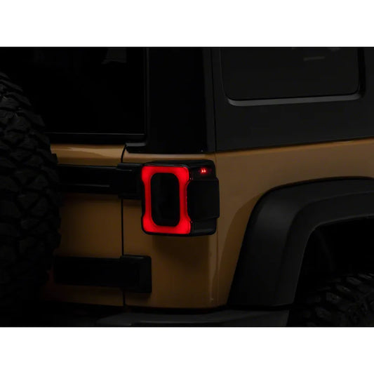 Raxiom 07-18 Jeep Wrangler JK Axial LED Tail Lights | Blk Housing (J183262)