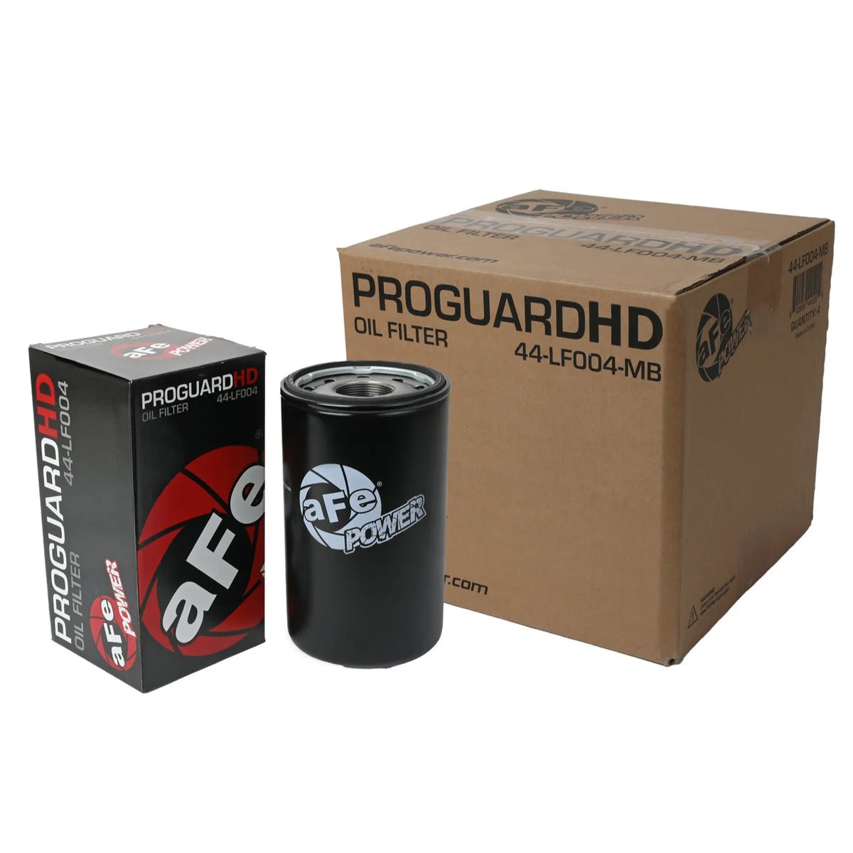 aFe ProGuard D2 Oil Filter (4 Pack) | Ford Diesel Trucks V8-7.3L (94-03) (44-LF004-MB)