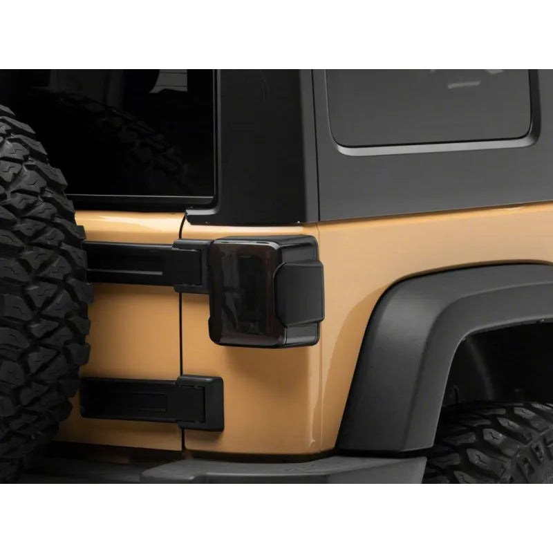Raxiom 07-18 Jeep Wrangler JK Axial LED Tail Lights | Blk Housing (J183262)