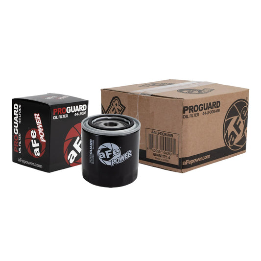 aFe Pro GUARD D2 Oil Filter (4 Pack) | Ford Gas Trucks V8 4.6L/5.4L/5.8L (93-11) (44-LF008-MB)