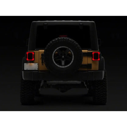 Raxiom 07-18 Jeep Wrangler JK Axial LED Tail Lights | Blk Housing (J183262)
