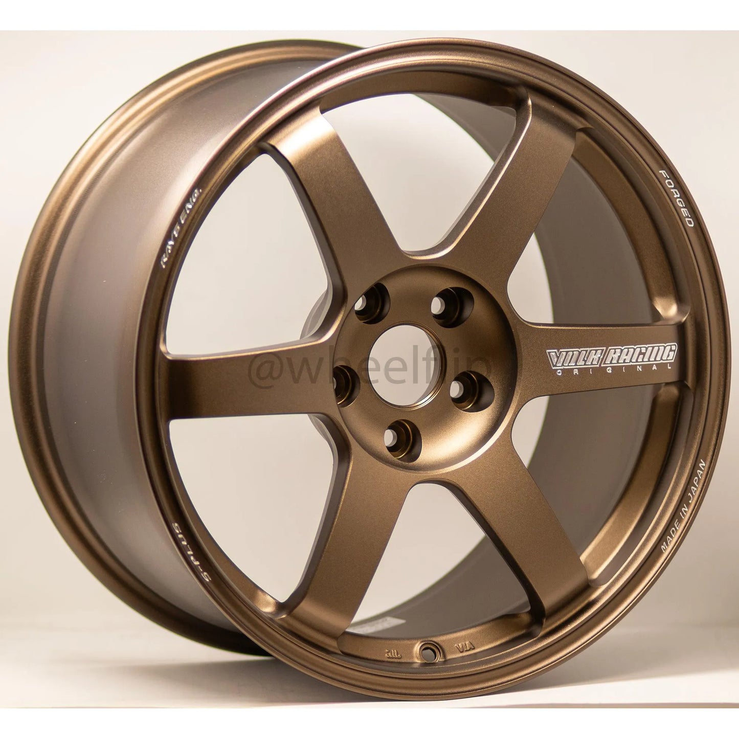 Volk Racing TE37 Saga S-Plus 18x9.5 +45 5x114.3 Bronze (SET)