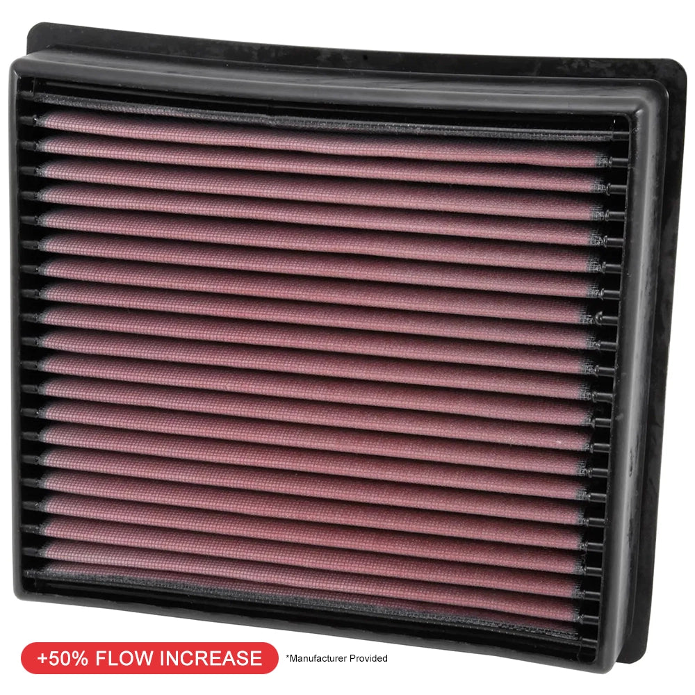 K&N 33-5005 High Flow Performance Air Filter for 13-23 Ram 2500 3500 6.7L Diesel