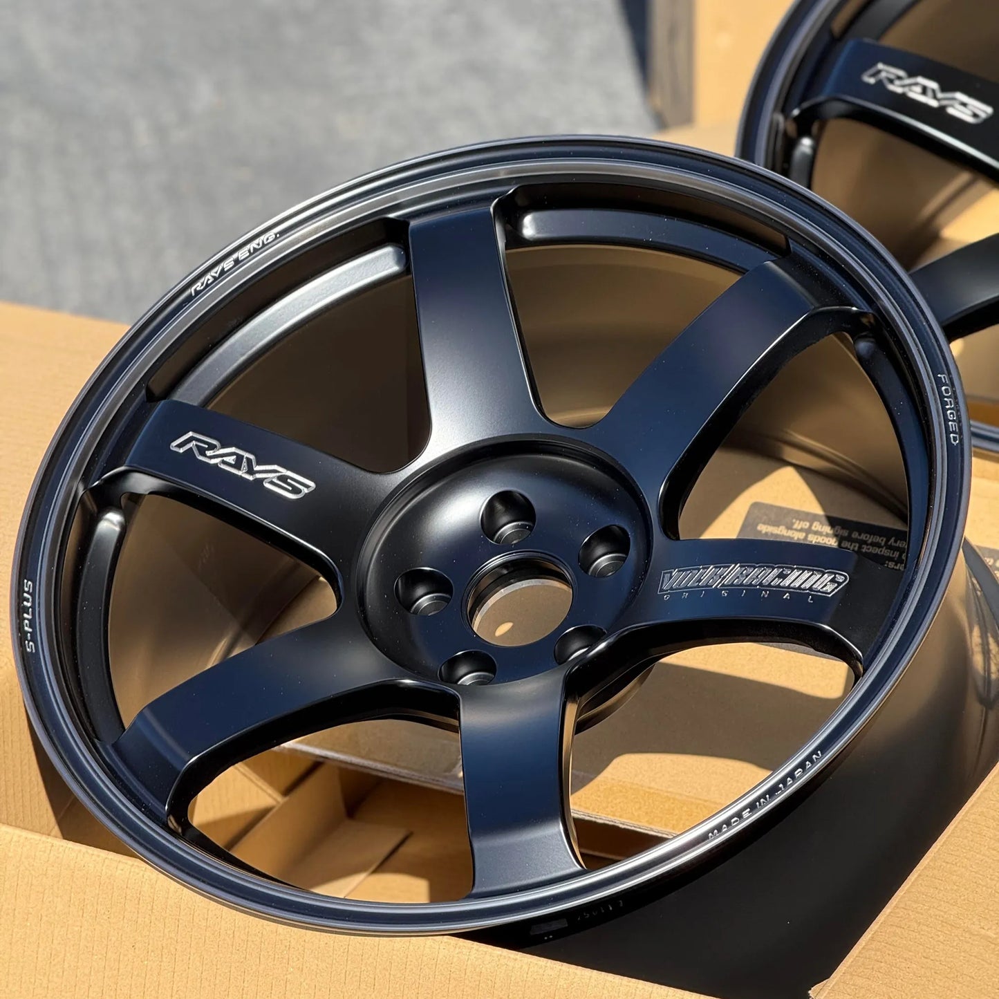 Volk Racing TE37 Saga S-Plus Black Shadow LTD 20x10 +15, 20x11 +15 5x112 Matte Translucent Black (SET)