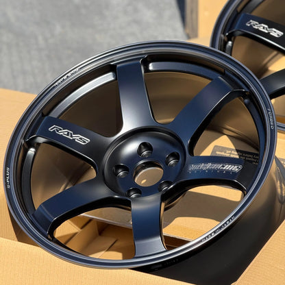 Volk Racing TE37 Saga S-Plus Black Shadow LTD 20x10 +30, 20x11 +10 5x114.3 Matte Translucent Black (SET)