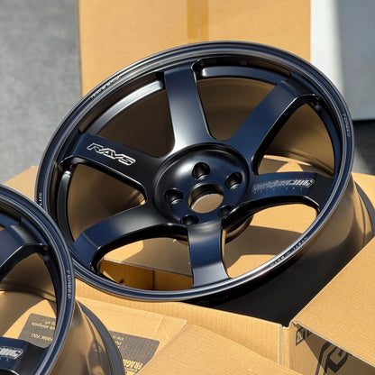 Volk Racing TE37 Saga S-Plus Black Shadow LTD 20x10 +30, 20x11 +10 5x114.3 Matte Translucent Black (SET)