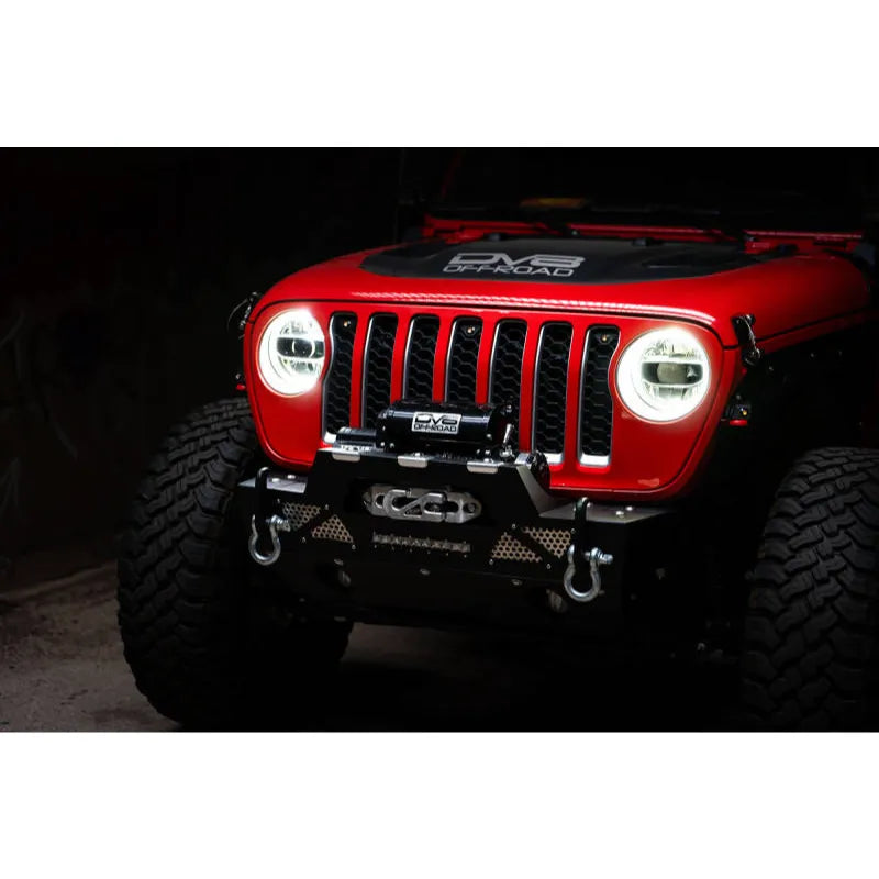 DV8 Offroad LED Projector Headlights | Jeep Wrangler/Gladiator (18-26) (HLCJL-01)