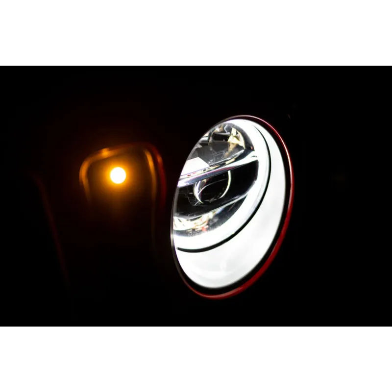 DV8 Offroad LED Projector Headlights | Jeep Wrangler/Gladiator (18-26) (HLCJL-01)