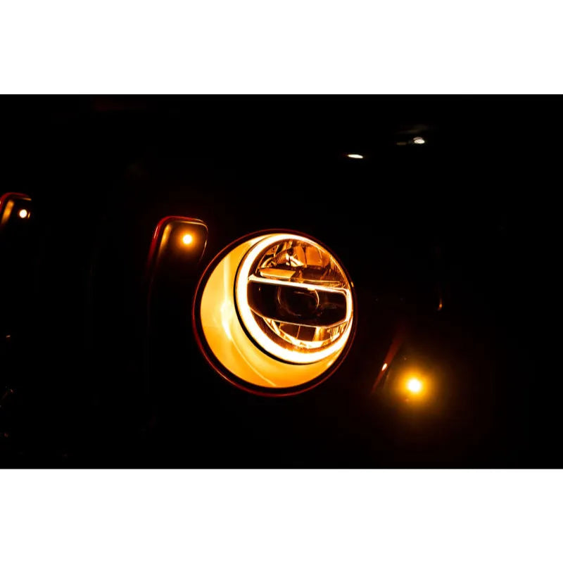 DV8 Offroad LED Projector Headlights | Jeep Wrangler/Gladiator (18-26) (HLCJL-01)