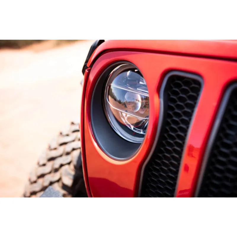 DV8 Offroad LED Projector Headlights | Jeep Wrangler/Gladiator (18-26) (HLCJL-01)
