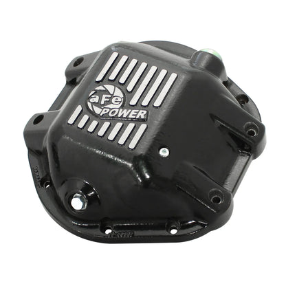 aFe Pro Series Rear Differential Cover Black w/ Machined Fins | Jeep Dana 44 (97-14) (46-70162)