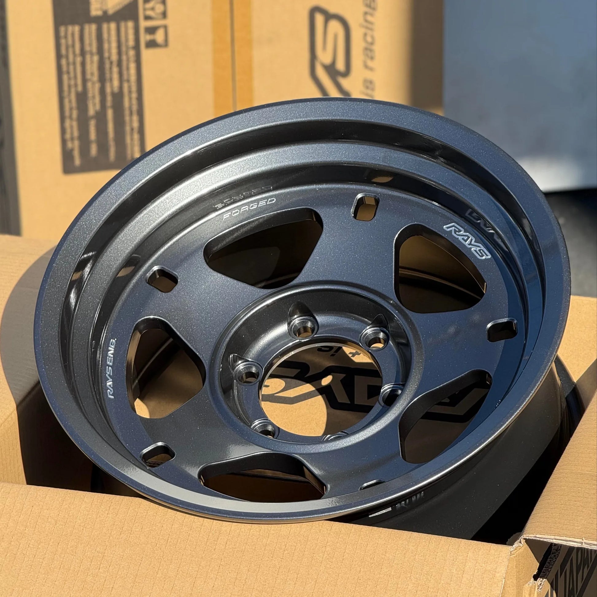 Rays Offroad 05X 17x9 -20 6x139.7 Dark Gunmetal (SET)