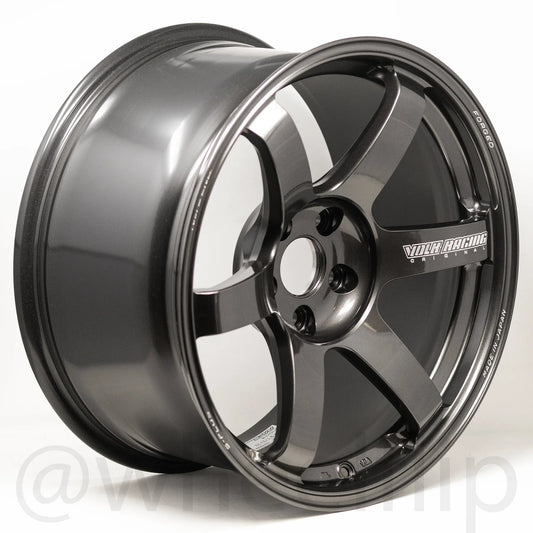 Volk Racing TE37 Saga S-Plus 18x9.5 +22 5x114.3 Diamond Black (SET)