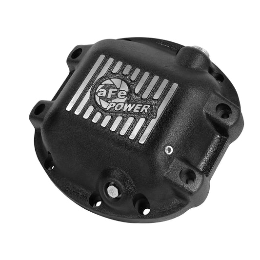 aFe Pro Series Front Differential Cover w/ Machined Fins Black | Jeep Dana 30 (97-15) (46-70192)