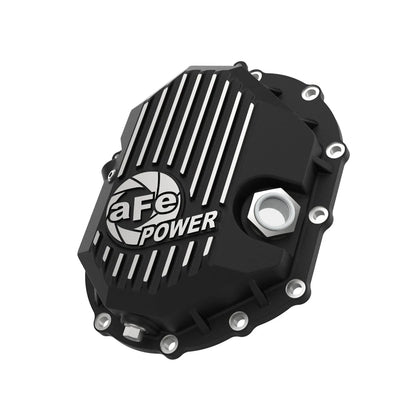 aFe Pro Series Front Differential Cover Black w/ Machined Fins | GM 2500-3500 (11-18) (46-71050B)