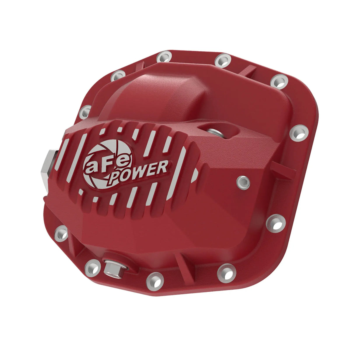aFe Pro Series Front Differential Cover Red | Jeep Wrangler JL V6 3.6L (18+) (46-71010R)