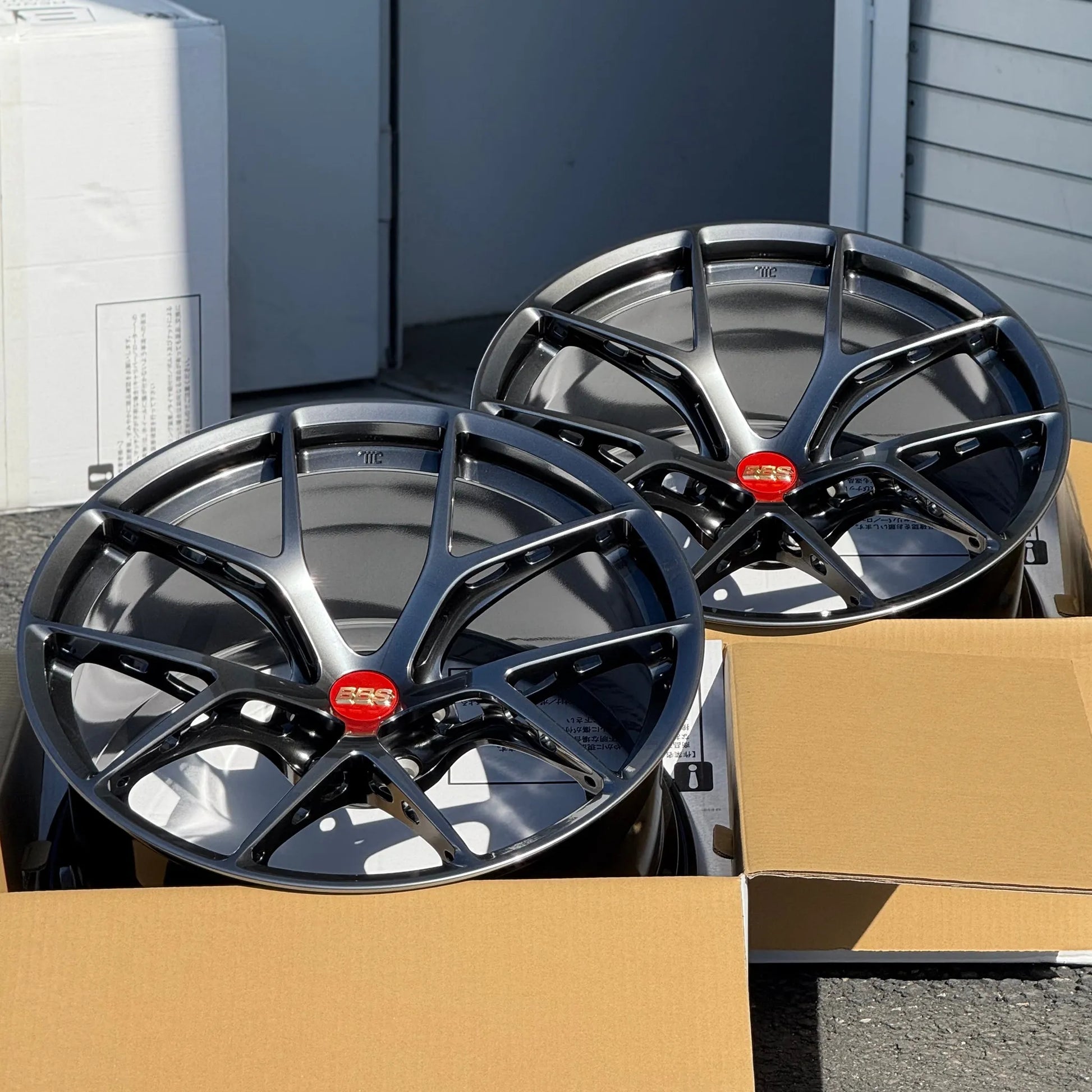 BBS FI-R Evo 20x9.5 +10, 20x10.5 +15 5x112 Diamond Black (SET)