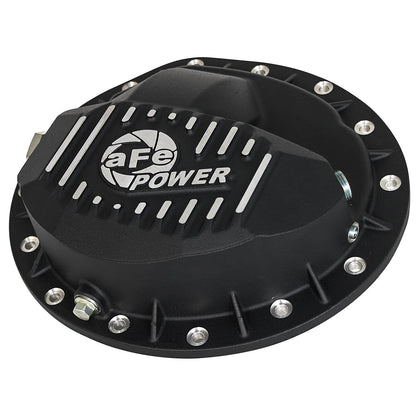 aFe Pro Series Rear Differential Cover Black w/ Machined Fins | Nissan Titan XD (16-17) (46-70362)