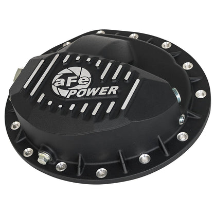 aFe Pro Series Rear Differential Cover Black w/ Machined Fins | GM Trucks (99-13) (46-70372)