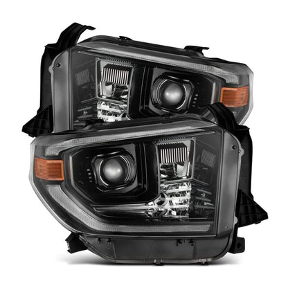 AlphaRex 14-21 Tundra LUXX-Series LED Proj Headlights w/Actv Light & Seq. Sig (880836)