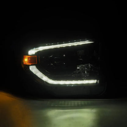 AlphaRex 14-21 Tundra LUXX-Series LED Proj Headlights w/Actv Light & Seq. Sig (880836)