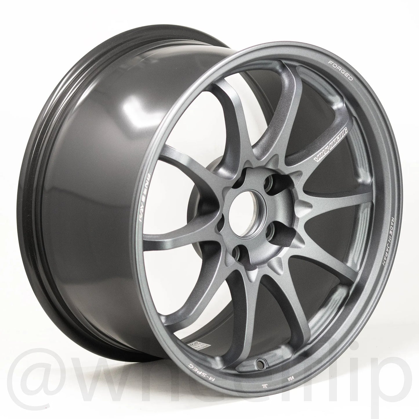 Volk Racing CE28N-Plus M-Spec 17x9 +38 5x114.3 Blast Gunmetal (SET)