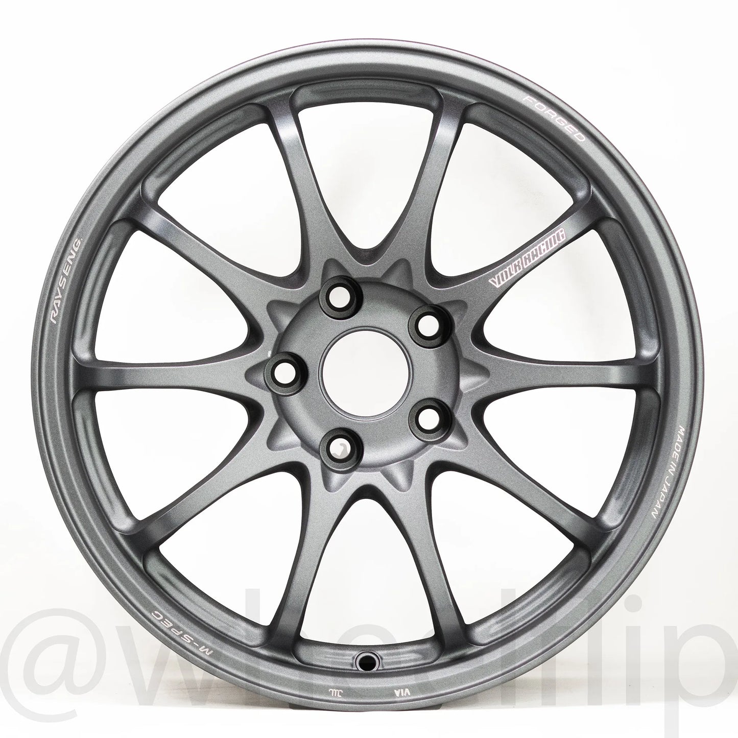 Volk Racing CE28N-Plus M-Spec 17x9 +38 5x114.3 Blast Gunmetal (SET)
