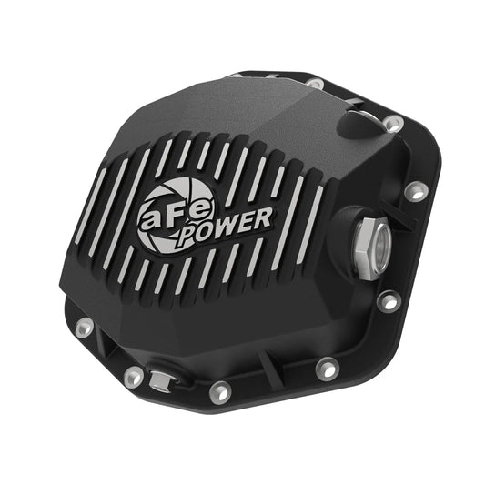 aFe Pro Series Rear Diff Cover Black w/ Machined Fins | Jeep Wrangler JL (18+) (46-71000B)