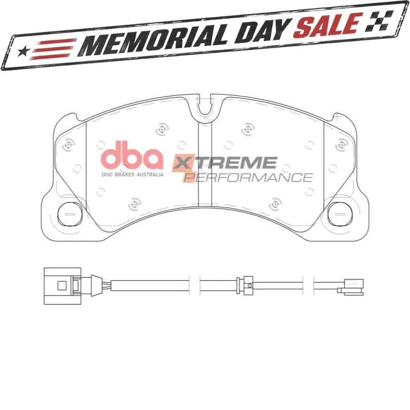 DBA Front XP Performance Brake Pads w/ 368mm Front Rotor | Porsche Cayenne (08-20) (DB15102XP)