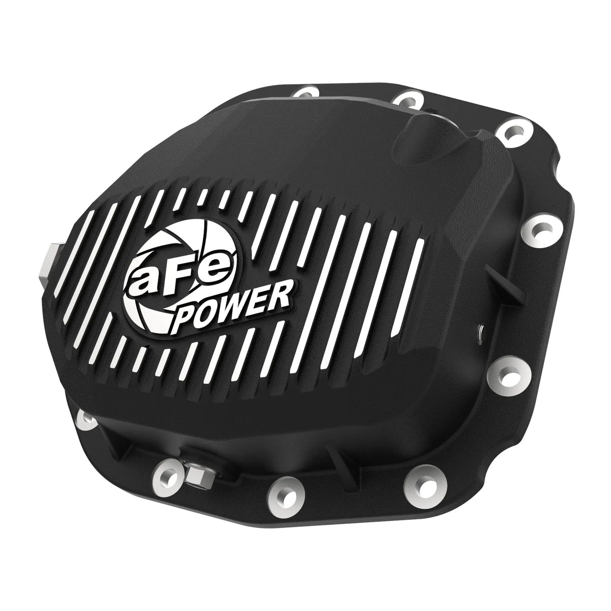 aFe Pro Series Rear Diff Cover Black w/ Machined Fins | Ford F-150 (15-19) (SPF4671180B)