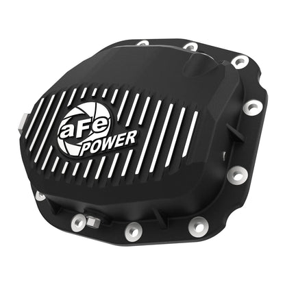 aFe Pro Series Rear Diff Cover Black w/ Machined Fins | Ford F-150 (15-19) (SPF4671180B)