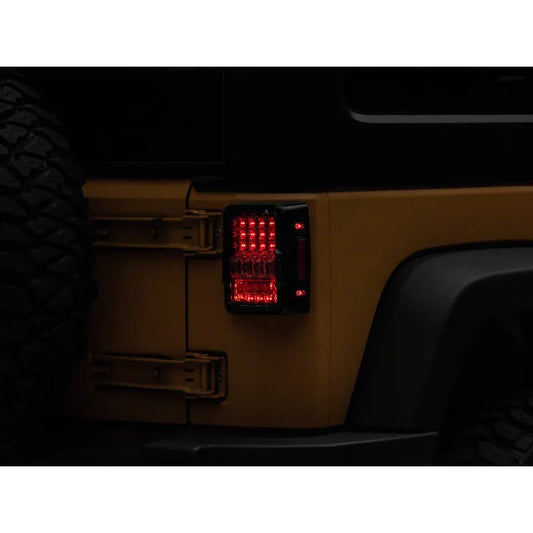 Raxiom 07-18 Jeep Wrangler F&R Axial Lux LED Tail Lights | Jeep Wrangler JK (07-18/97-07) (J141596)