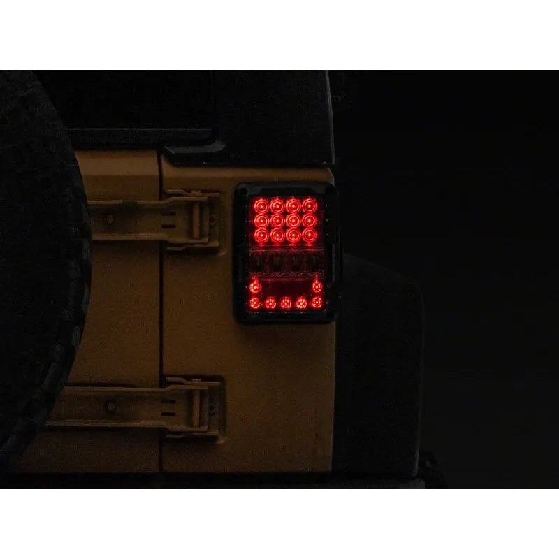 Raxiom 07-18 Jeep Wrangler F&R Axial Lux LED Tail Lights | Jeep Wrangler JK (07-18/97-07) (J141596)