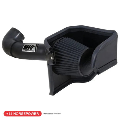 K&N Dodge/Chrysler 5.7/6.1L V8 Black Performance Intake Kit | Dodge Challenger/Charger/Magnum (07-15) (71-1542)