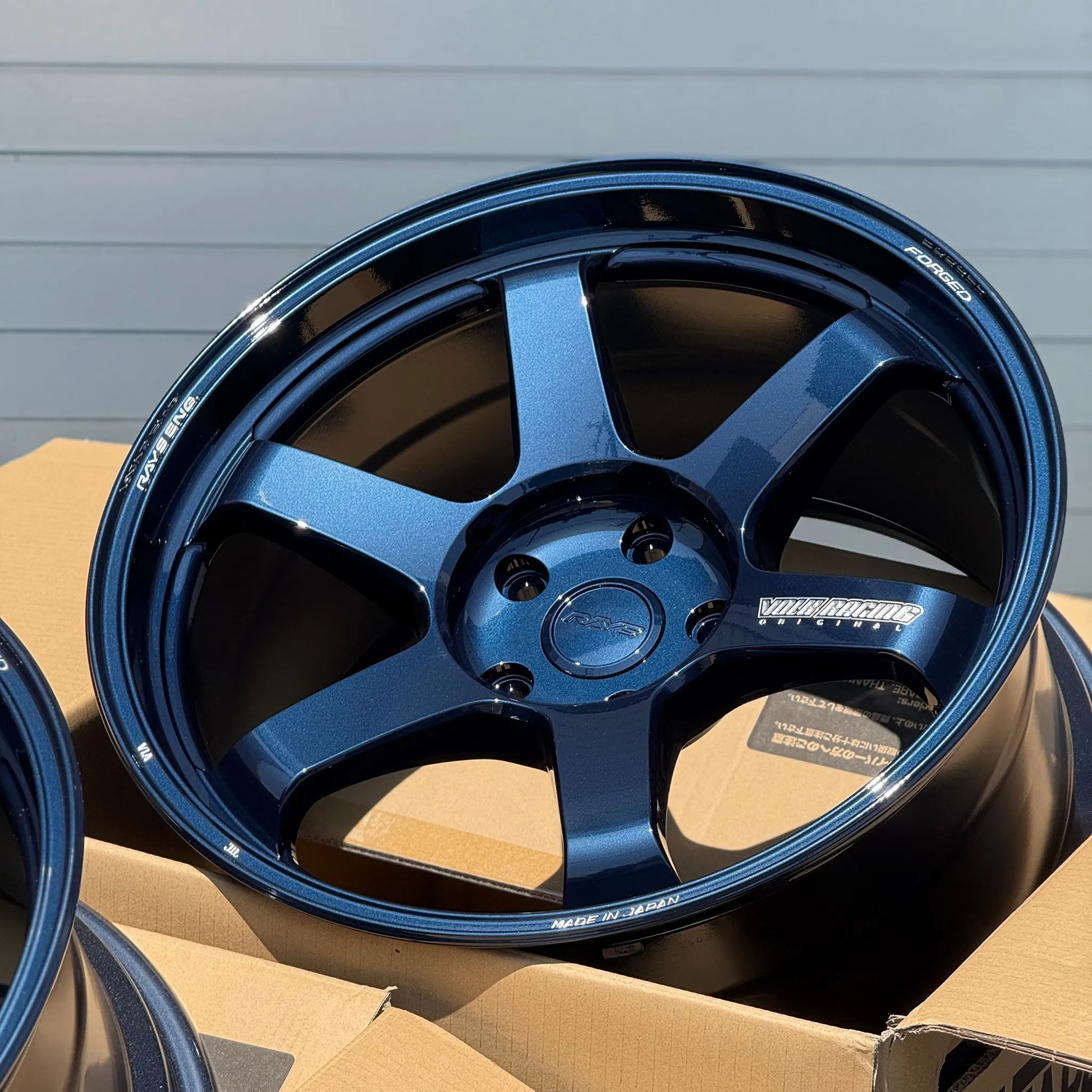 Volk Racing TE37 Ultra M-Spec 19x9.5 +23, 19x11 +37 5x120 Mag Blue (SET)