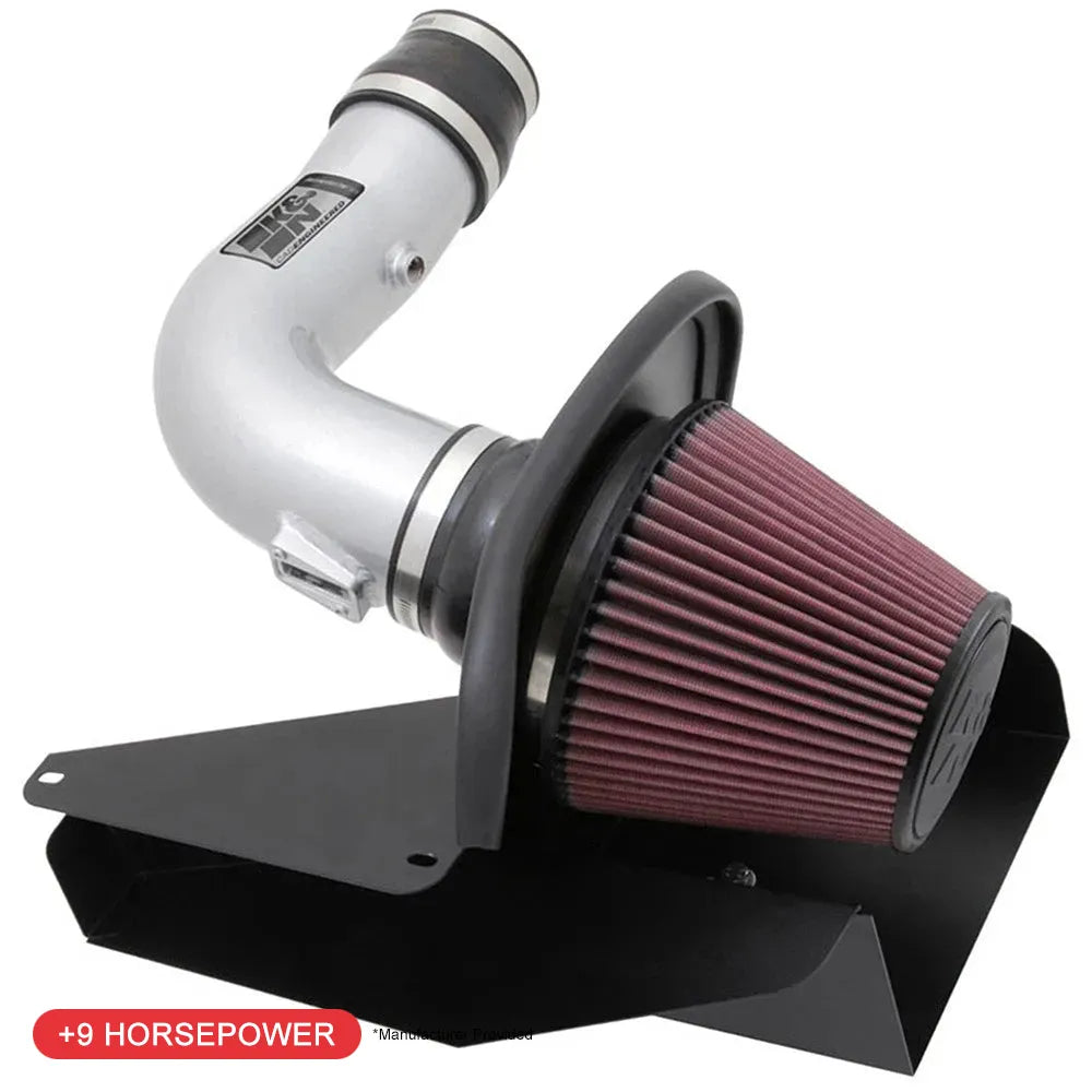 K&N Engineering High Flow Performance Kit: Ford Edge 2011 - 2013 3.5L / 3.7L V6 Silver