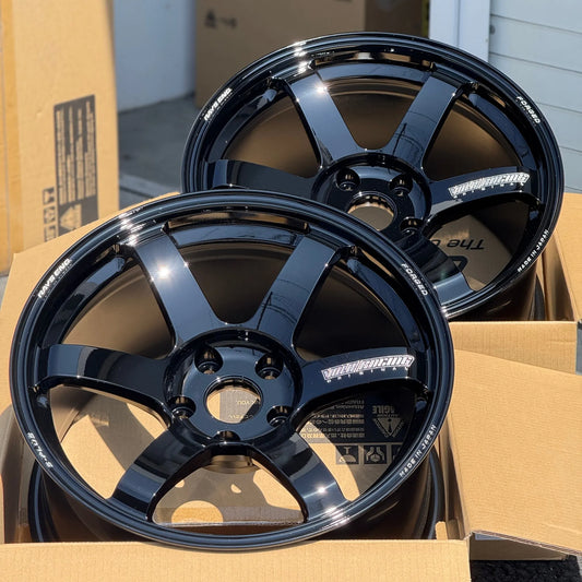 Volk Racing TE37 Saga S-Plus 18x10 +25, 18x11 +34 5x120 Black (SET)