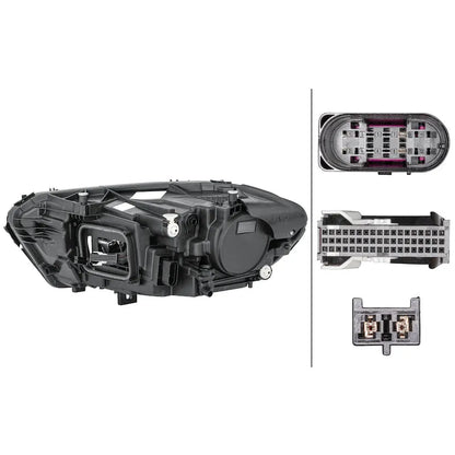 Hella Headlamp Rh Led Static A Class 18-26 (015091861)