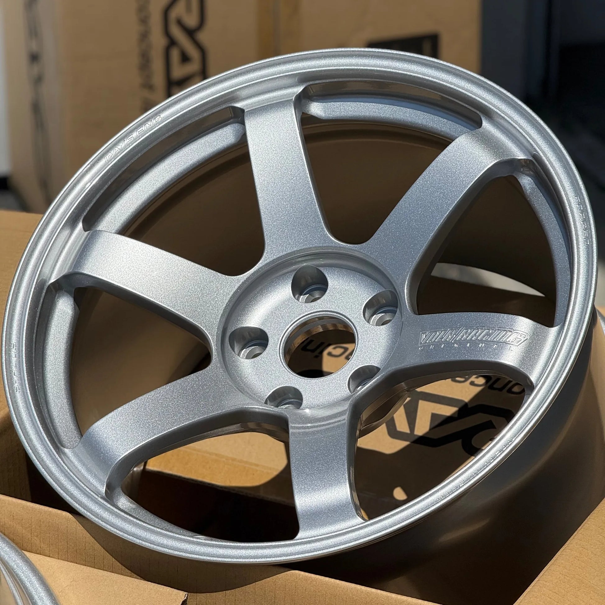 Volk Racing TE37 Saga S-Plus 18x10 +25, 18x11 +34 5x120 Diamond Silver (SET)