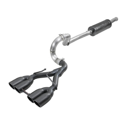 aFe 2.5in SS Cat-Back Exhaust w/ Black Tip | Jeep Wrangler JL (18+) (49-38071-B)