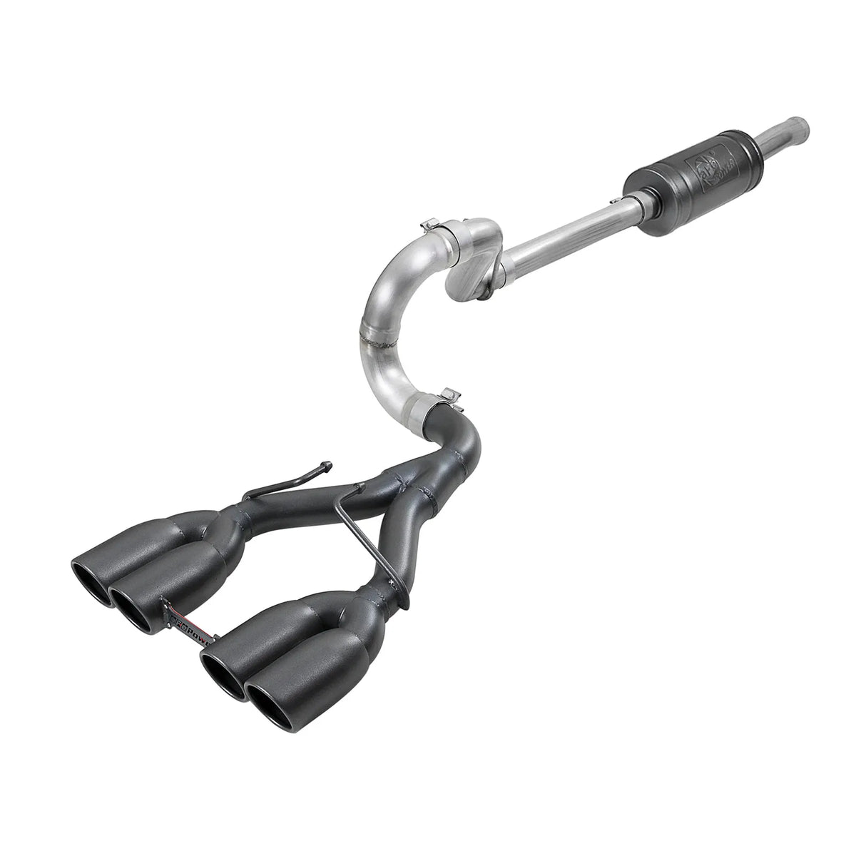 aFe 2.5in SS Cat-Back Exhaust w/ Black Tip | Jeep Wrangler JL (18-20) (49-38073-B)